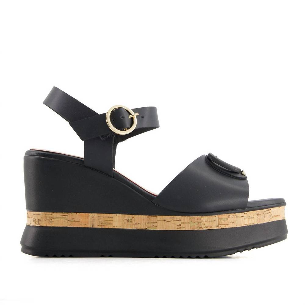 NEW ANDREA women's comfort ankle strap sandal in black - Picture 2 of 6